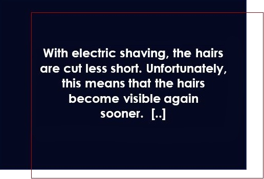 Electric Shaving